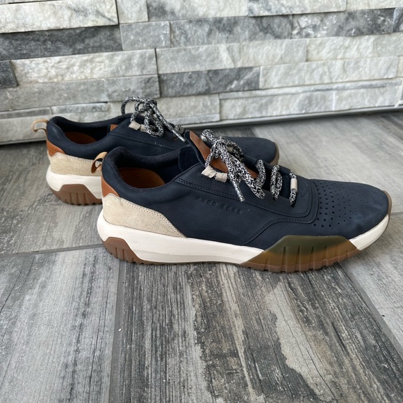 HUGO BOSS Men's Storm Running Navy  Sneakers Size 44 - Picture 5 of 14